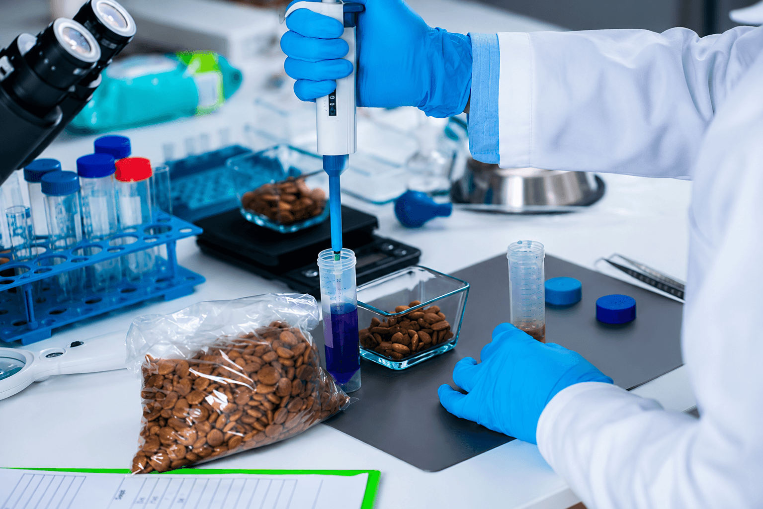 Animal feed tests